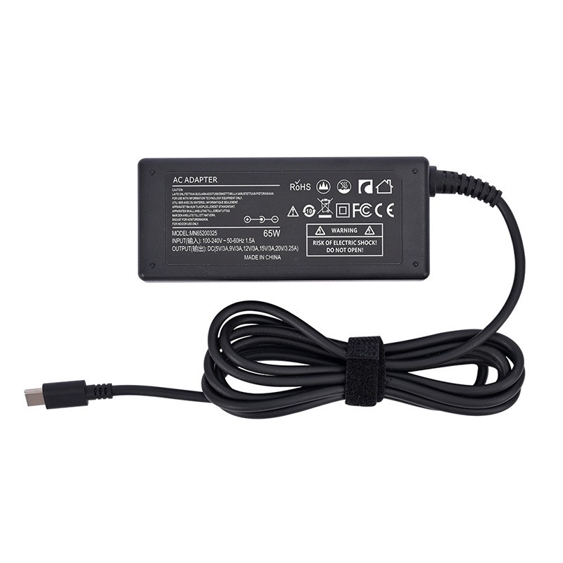 Adaptor Cumhachta Glúine Cineál-c 65W Muirearú Tapa